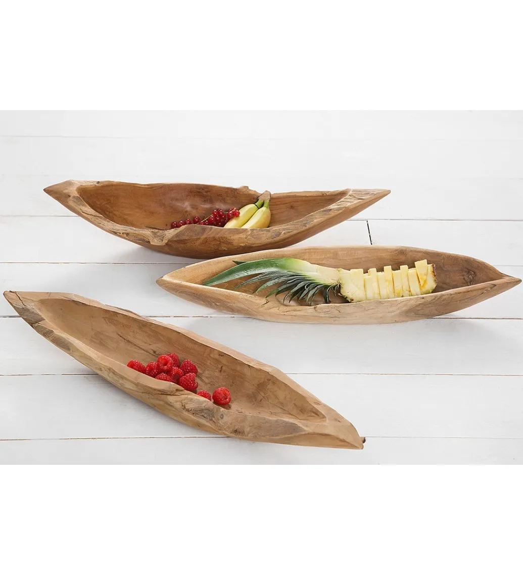 Misa drewniana Natur 60 cm drewno teak*Invicta Interior - przedsprzedaż