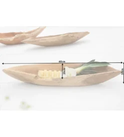 Misa drewniana Natur 60 cm drewno teak*Invicta Interior - przedsprzedaż