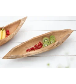 Misa drewniana Natur 60 cm drewno teak*Invicta Interior - przedsprzedaż