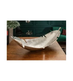 Misa HOJA 62 cm srebrna*Invicta Interior Online