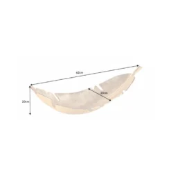 Misa HOJA 62 cm złota*Invicta Interior Online