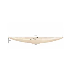 Misa Leaf 80 cm antyczny złoty*Invicta Interior - przedsprzedaż Outlet