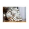 Misa Skull Srebrna 35 cm*Invicta Interior