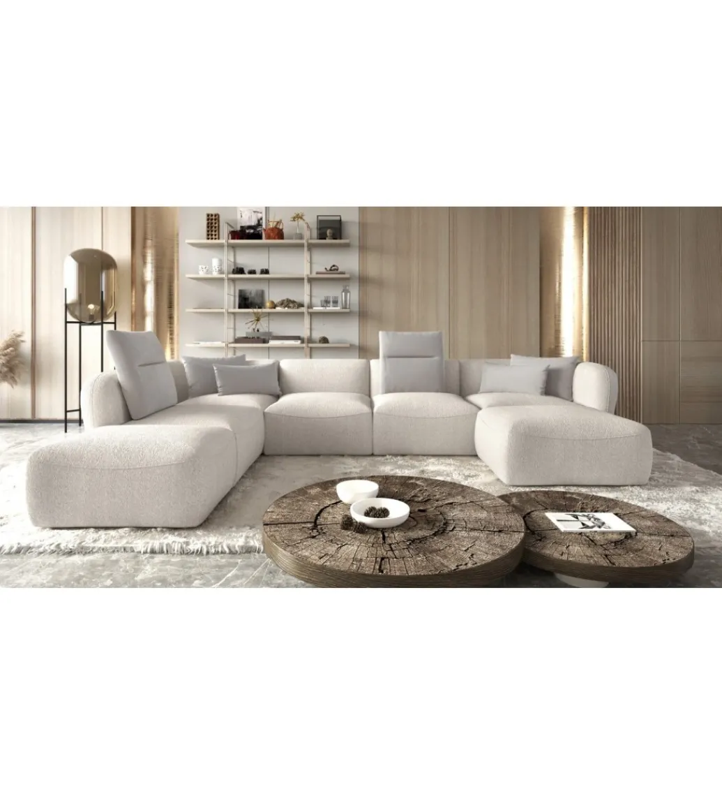 Narożnik BAHAMA Candelo XL 382 Cm Z Ottomaną Otwartą 190 Cm*Wersal New