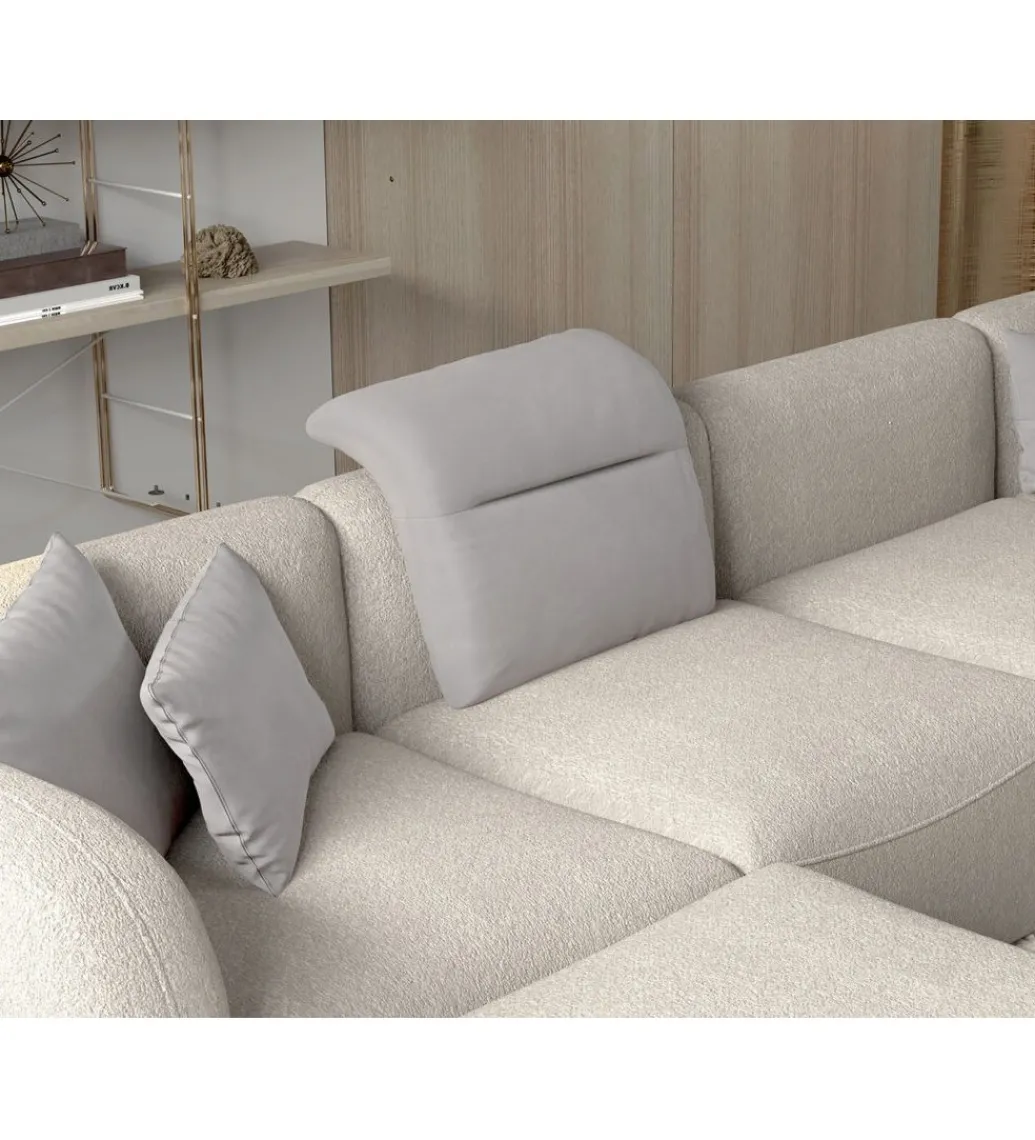 Narożnik BAHAMA Candelo XL 372 cm z ottomaną otwartą 172 cm*Wersal Outlet