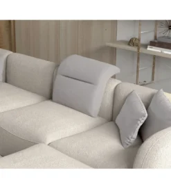 Narożnik BAHAMA Candelo XL 372 cm z ottomaną otwartą 172 cm*Wersal Outlet