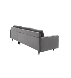 Narożnik CANIS velvet II 260 Cm szary*Invicta Interior Hot
