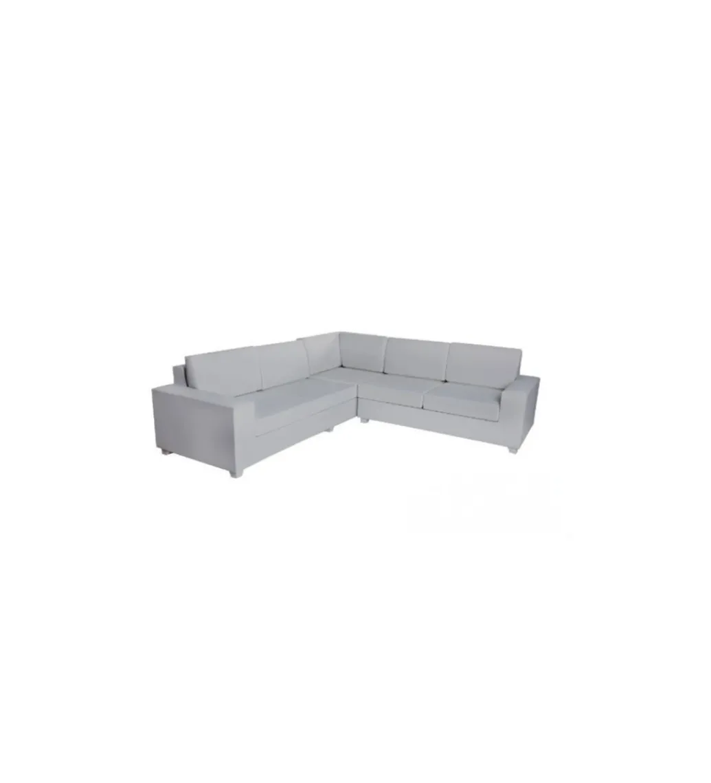 Narożnik ogrodowy IONO 253 cm jasnoszara*Zona-Design New