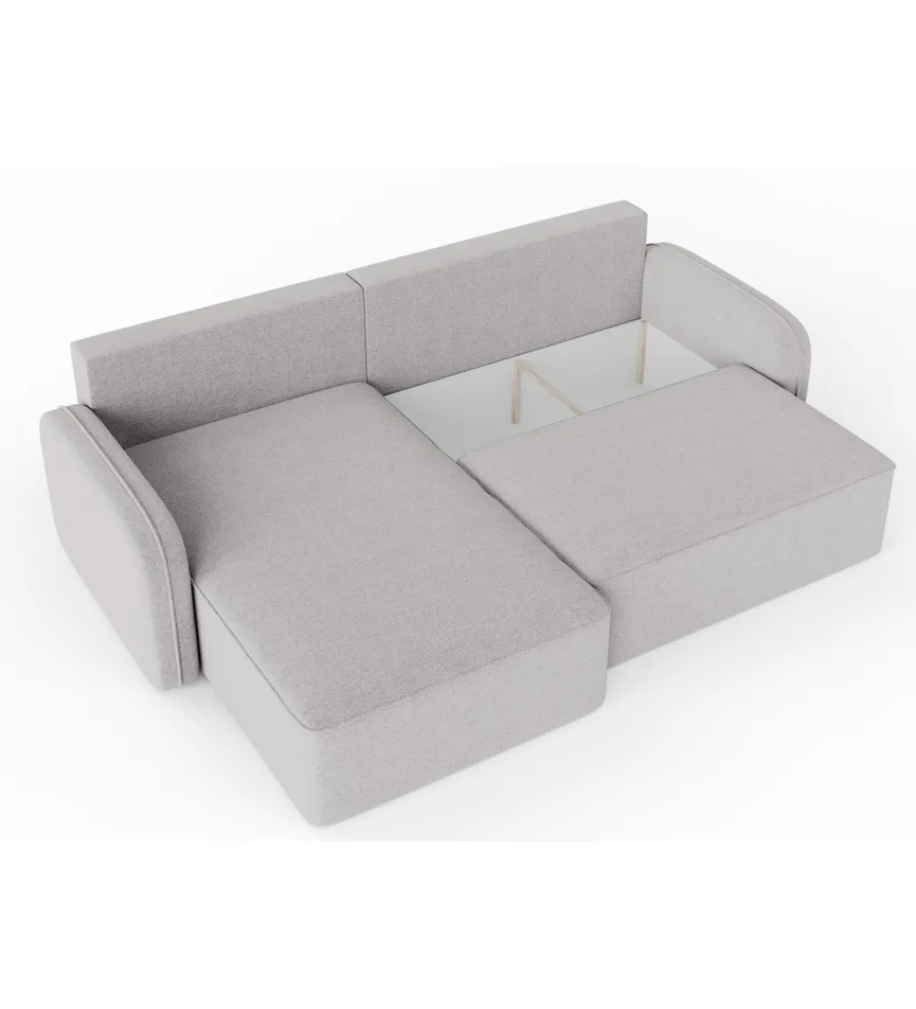 Narożnik rozkładany AKITA 225 cm z funkcją spania*ZDDESIGN Outlet