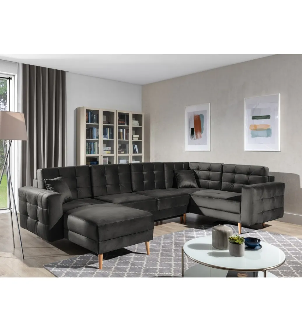 Narożnik rozkładany ASGARD U 320 cm z funkcją spania*ELTAP Sale