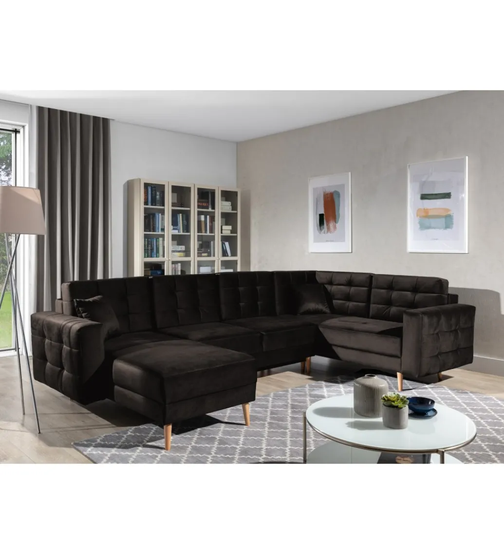 Narożnik rozkładany ASGARD U 320 cm z funkcją spania*ELTAP Sale