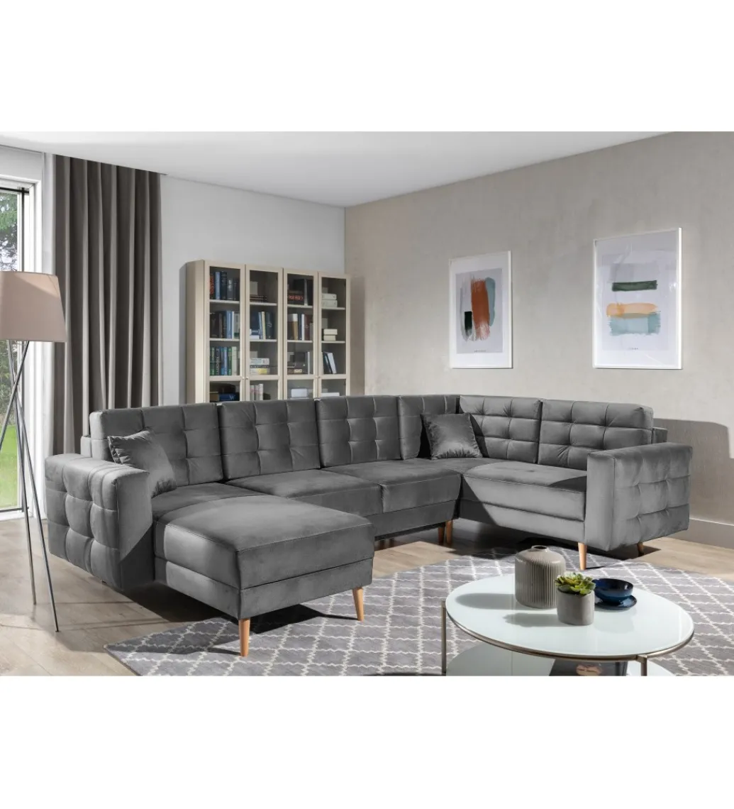 Narożnik rozkładany ASGARD U 320 cm z funkcją spania*ELTAP Sale