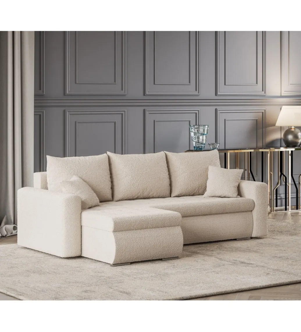Narożnik rozkładany BERNO 238 cm z funkcją spania*ZDDESIGN