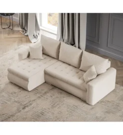 Narożnik rozkładany BERNO 238 cm z funkcją spania*ZDDESIGN