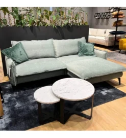 Narożnik rozkładany GLOSSY 226 cm z funkcją spania*Wersal New