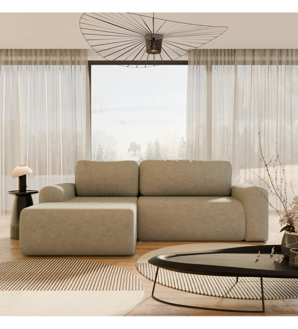 Narożnik rozkładany KIOTO 245 cm z funkcją spania*ZDDESIGN Sale