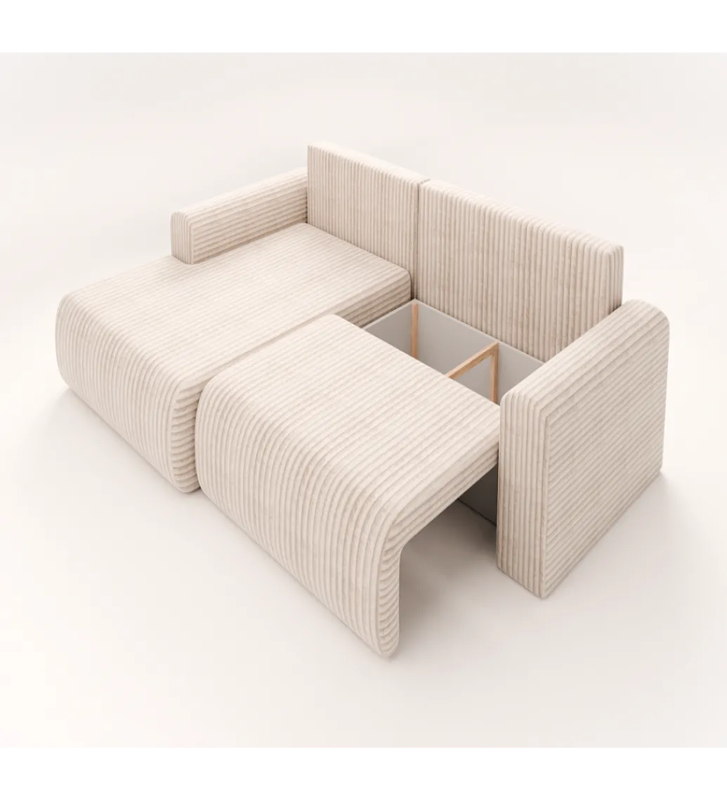 Narożnik rozkładany KIOTO MINI 230 cm z funkcją spania*GZDDesign Hot