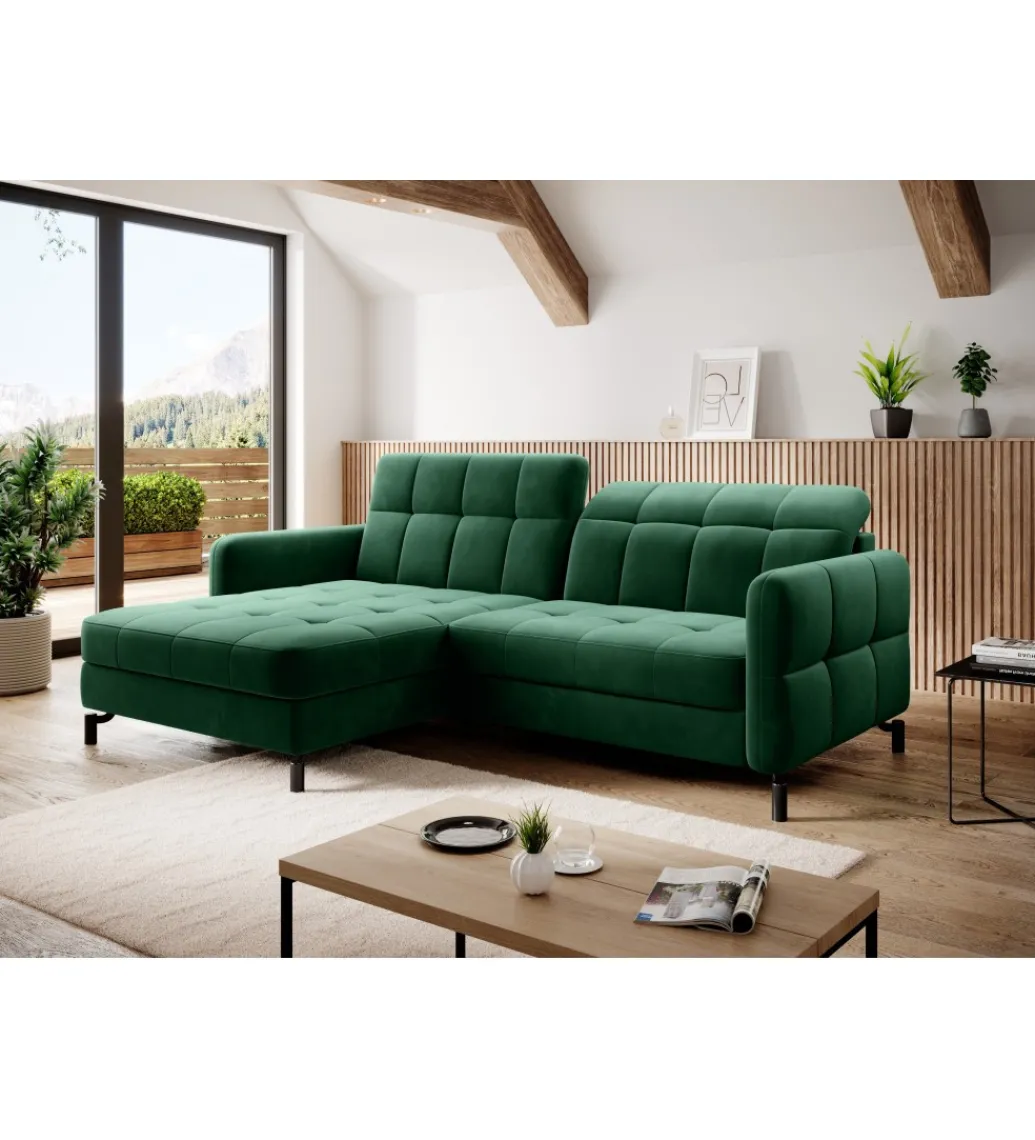Narożnik rozkładany LORELLE 225 cm z funkcją spania*ELTAP Discount