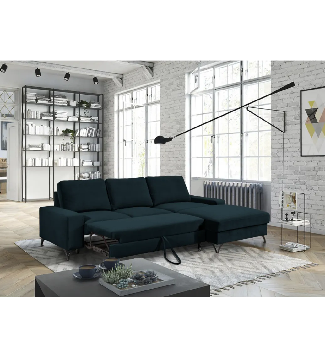 Narożnik rozkładany MAKO Flavio MINI 264 cm z funkcją spania*Comforteo Clearance