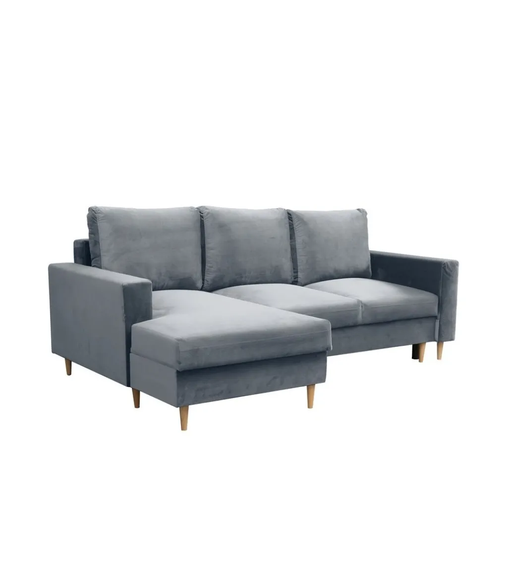Narożnik rozkładany MUNDO 230 cm z funkcją spania*MEB-K Polski Design Online