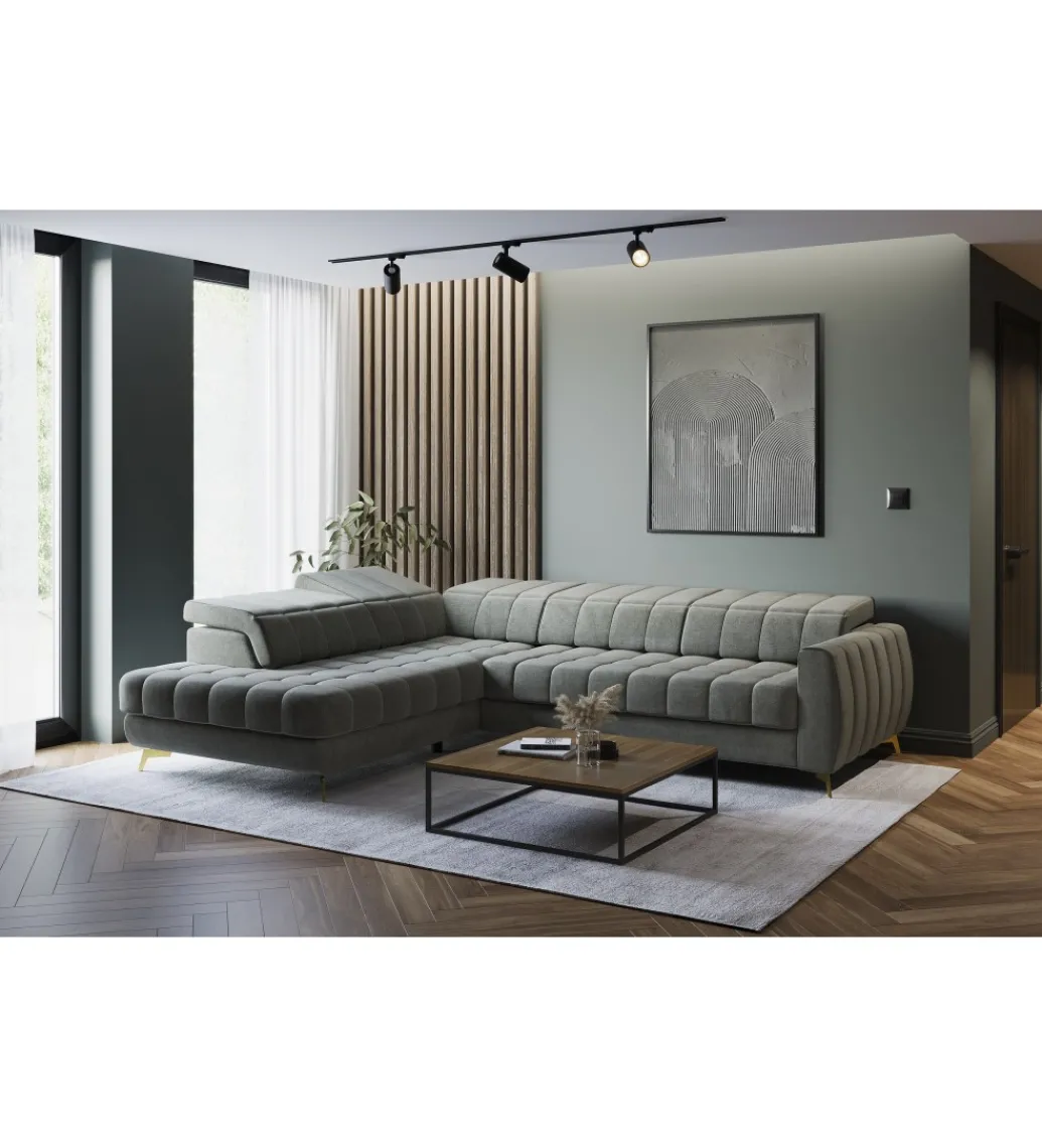 Narożnik rozkładany VESTA 263 cm z funkcją spania*Comforteo