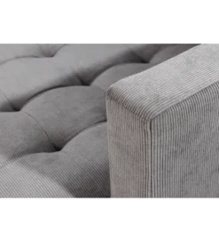 Narożnik STOCKHOLM 220 cm cord szary*Invicta Interior