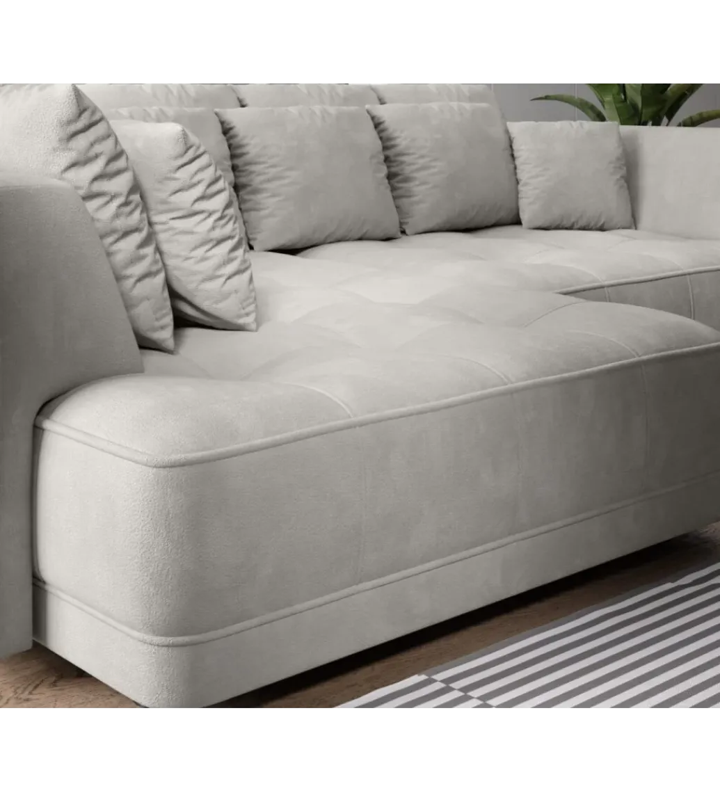 Narożnik z funkcją spania Big Sofa Tiga Box 286 cm z elektrycznie wysuwanym siedziskiem*Wersal