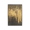 Obraz Abstract 80 cm x 120 cm złoto czarny*KDesign Sale