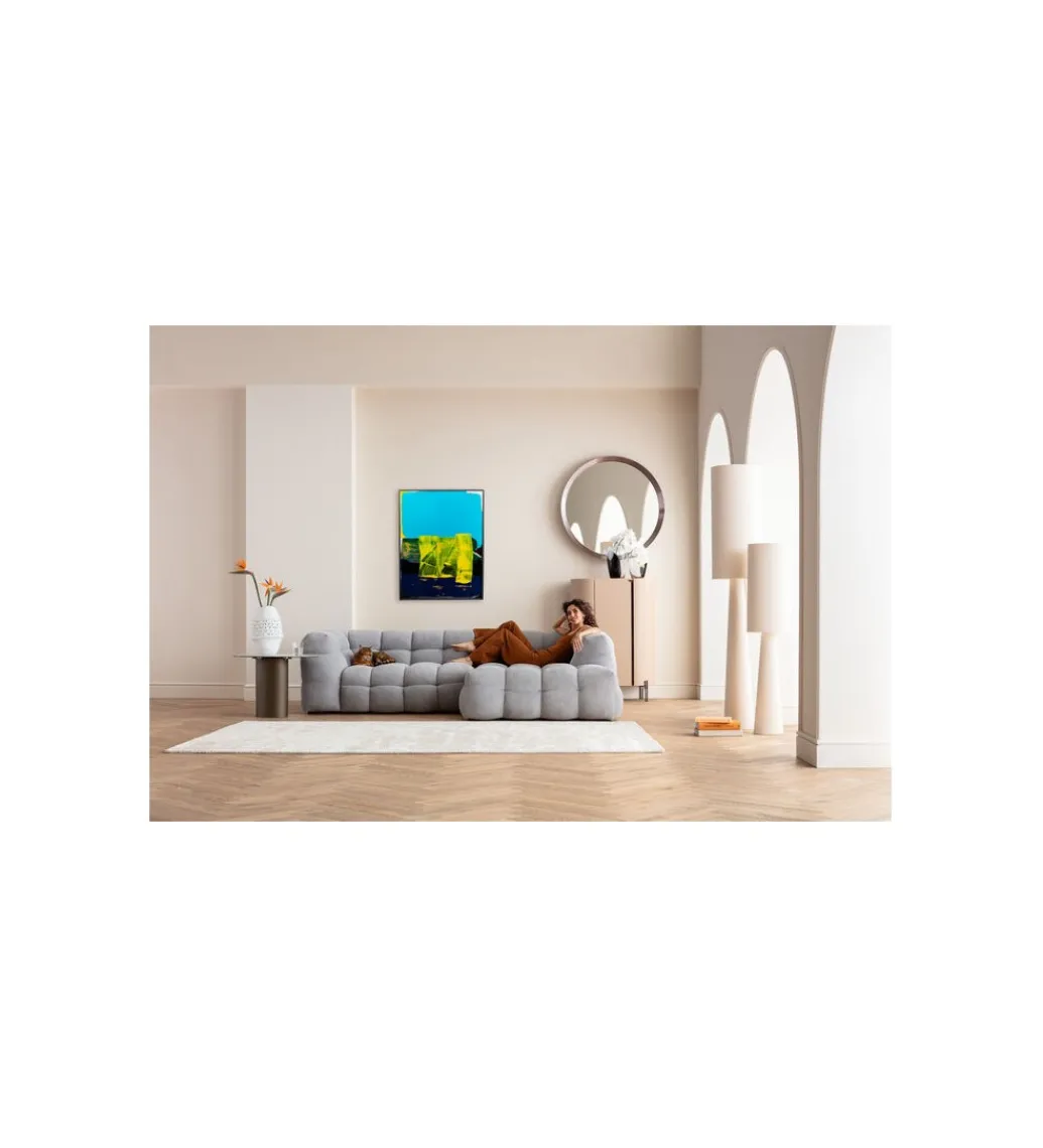 Obraz ABSTRACT HIGH GLOSS BLUE 120 x 160 cm*KDesign Discount