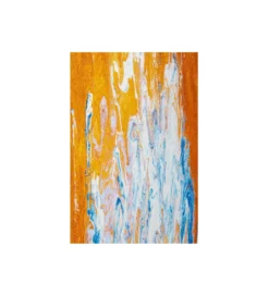 Obraz ARTISTAS 120 x 180 cm pomarańczowy*KDesign Sale