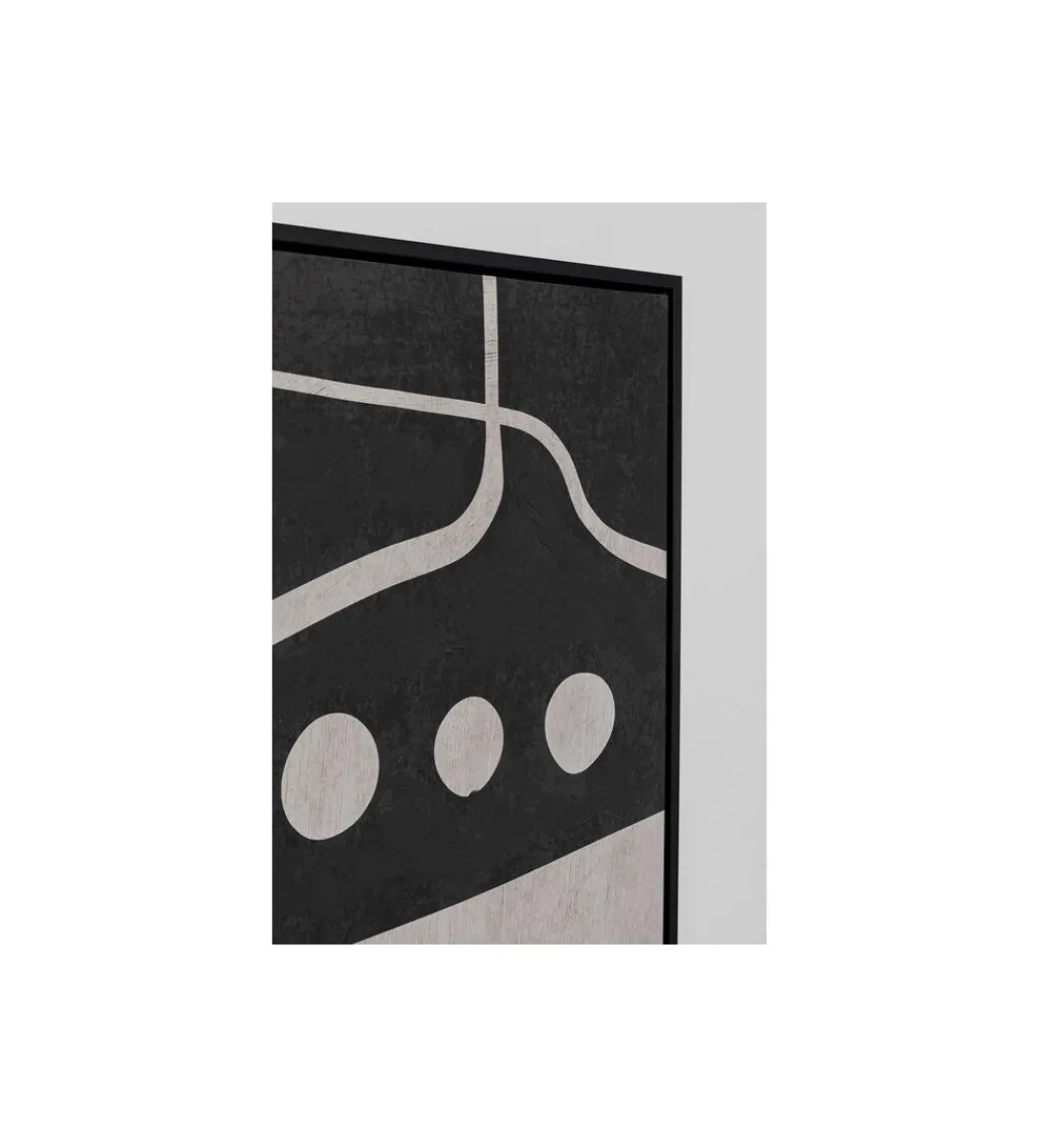 Obraz Artistic Blacky 70 cm x 110 cm czarny*KDesign Discount