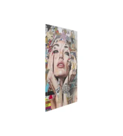 Obraz ARTSY PORTRAIT FRONT 80 x 120 cm szklany*KDesign