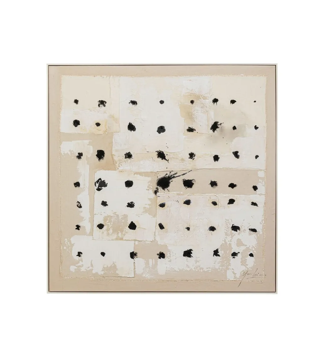 Obraz Creative Dots 120 cm x 120 cm naturalny*KDesign New