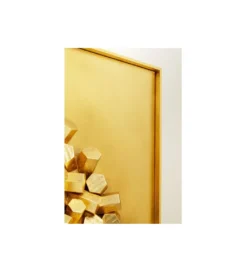 Obraz 3D MIKADO 120 x 120 cm złoty*KDesign Hot