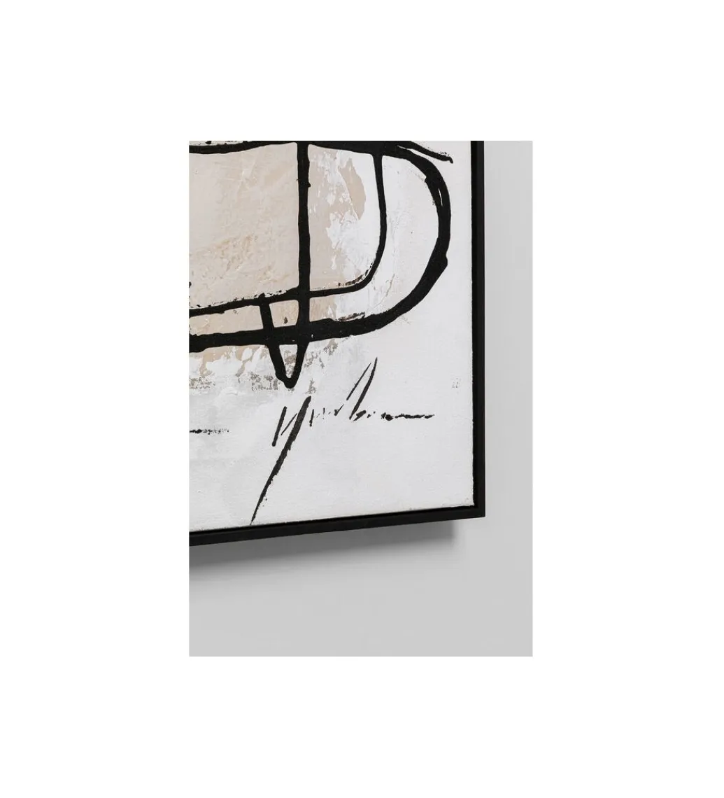 Obraz Dust Grey 100 cm x 100 cm*KDesign
