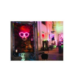 Obraz FANCY RED LADY LED 120 x 80 cm*KDesign Online