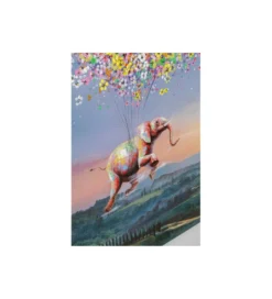 Obraz Flying Elephant At Night 120 cm x 160 cm*KDesign Hot