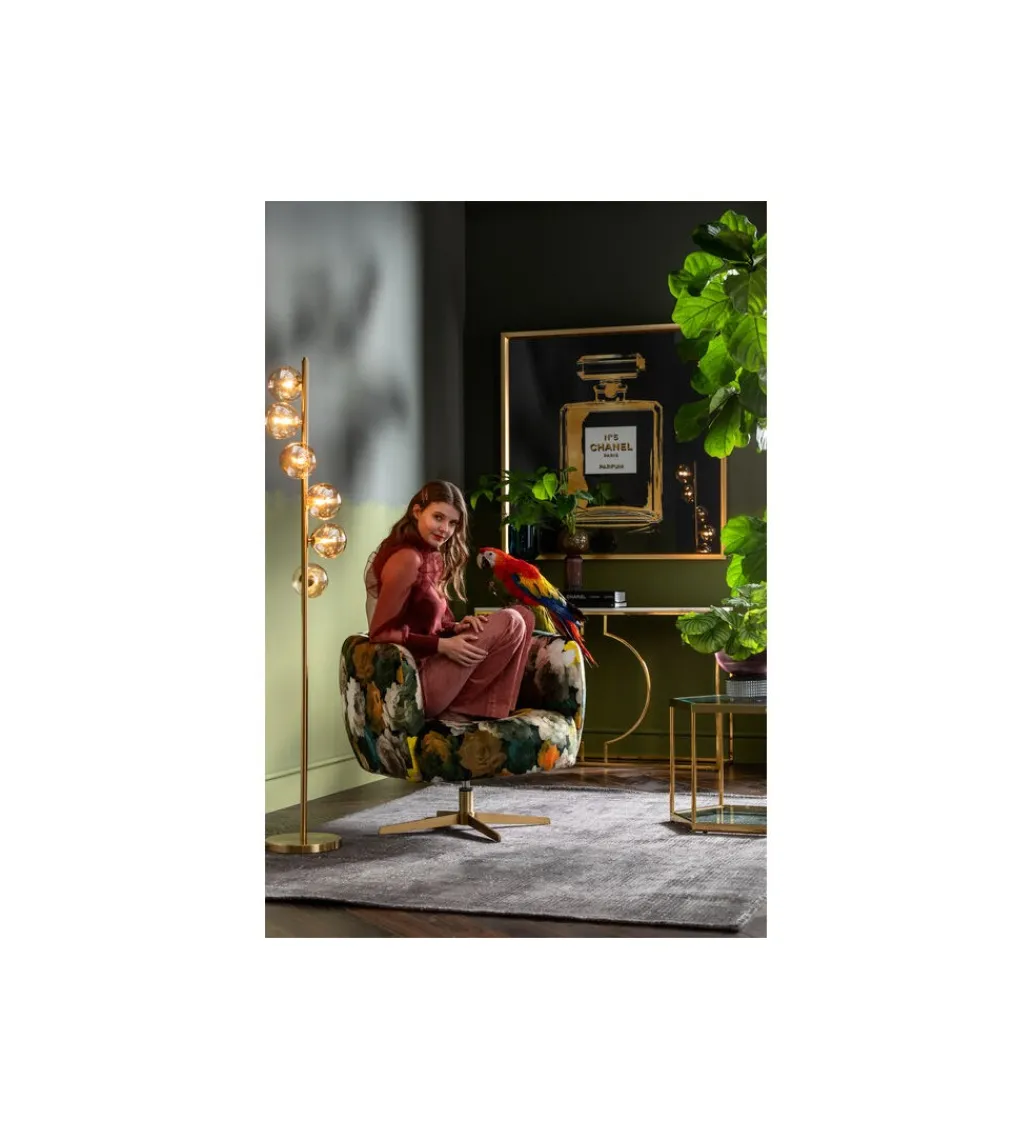 Obraz FRAGRANCE 115 x 115 cm złoty*KDesign Best