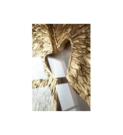 Obraz GOLD WINGS 120 x 120 cm biało złoty*KDesign New
