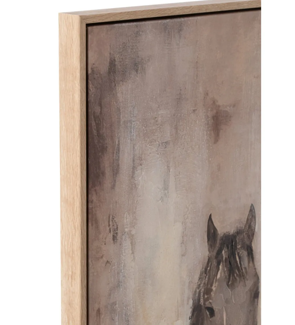 Obraz HORSE 142 x 102 cm beżowy*J-Line Online