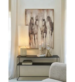 Obraz HORSE 142 x 102 cm beżowy*J-Line Online