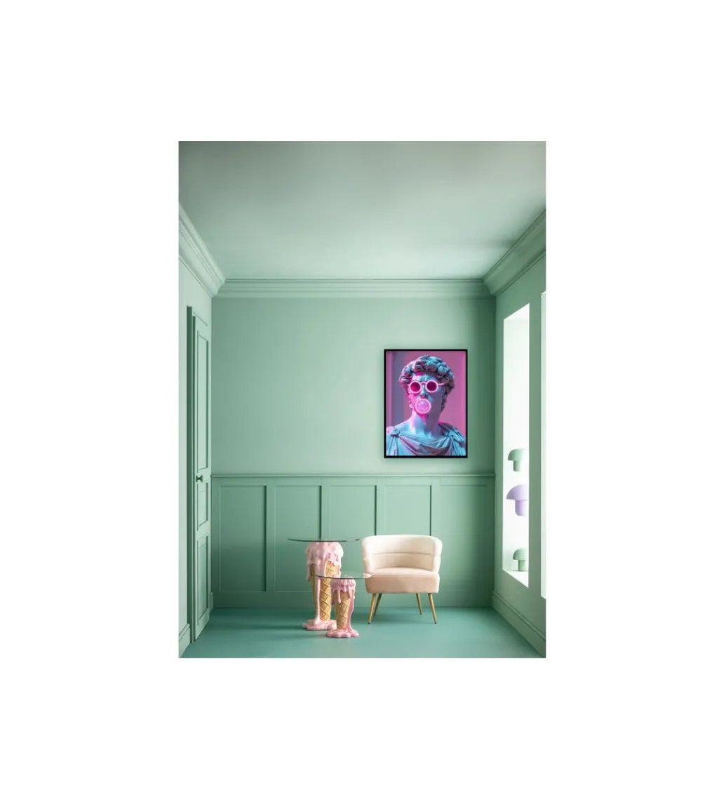 Obraz LED CHEEKY DAVID 80 x 120 cm*KDesign Hot