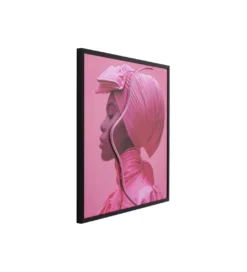 Obraz LED PINK WOMAN 80 x 80 cm*KDesign Sale