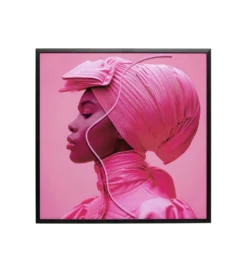 Obraz LED PINK WOMAN 80 x 80 cm*KDesign Sale