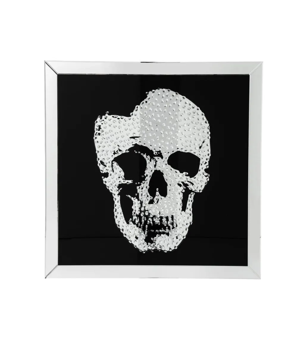 Obraz lustro Skull 100 cm x 100 cm*KDesign Best