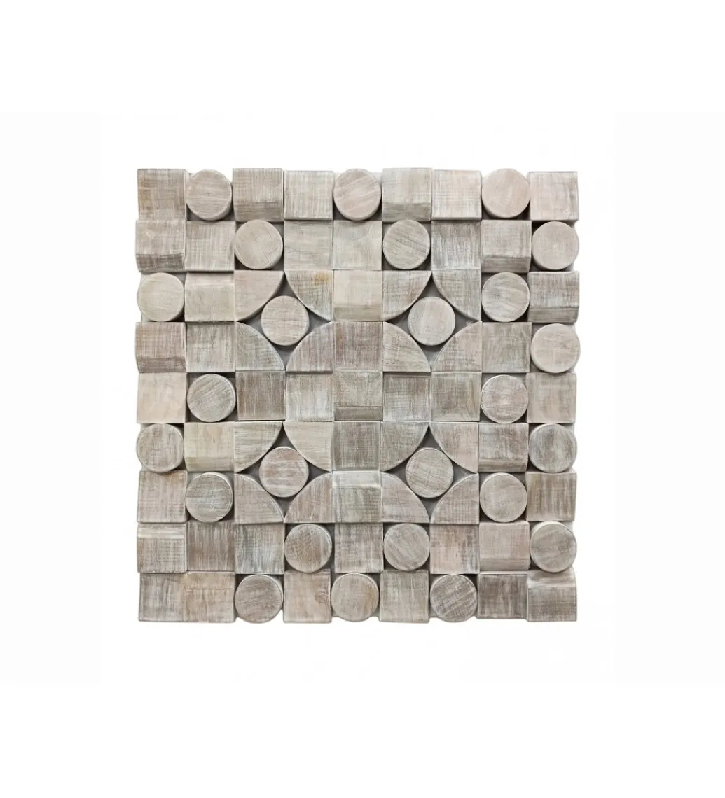 Obraz MULTIFORMAS 80 x 80 cm drewno mango*Imeri