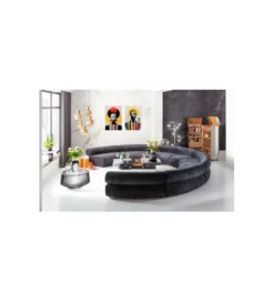 Obraz MUSE RETRO LADY 80 x 120 cm żółty*KDesign