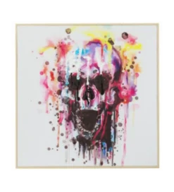 Obraz olejny Czaszka 50 cm x 50 cm*Invicta Interior Discount