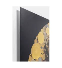 Obraz OMNIGIR 120 cm x 120 cm szłoto czarny*KDesign