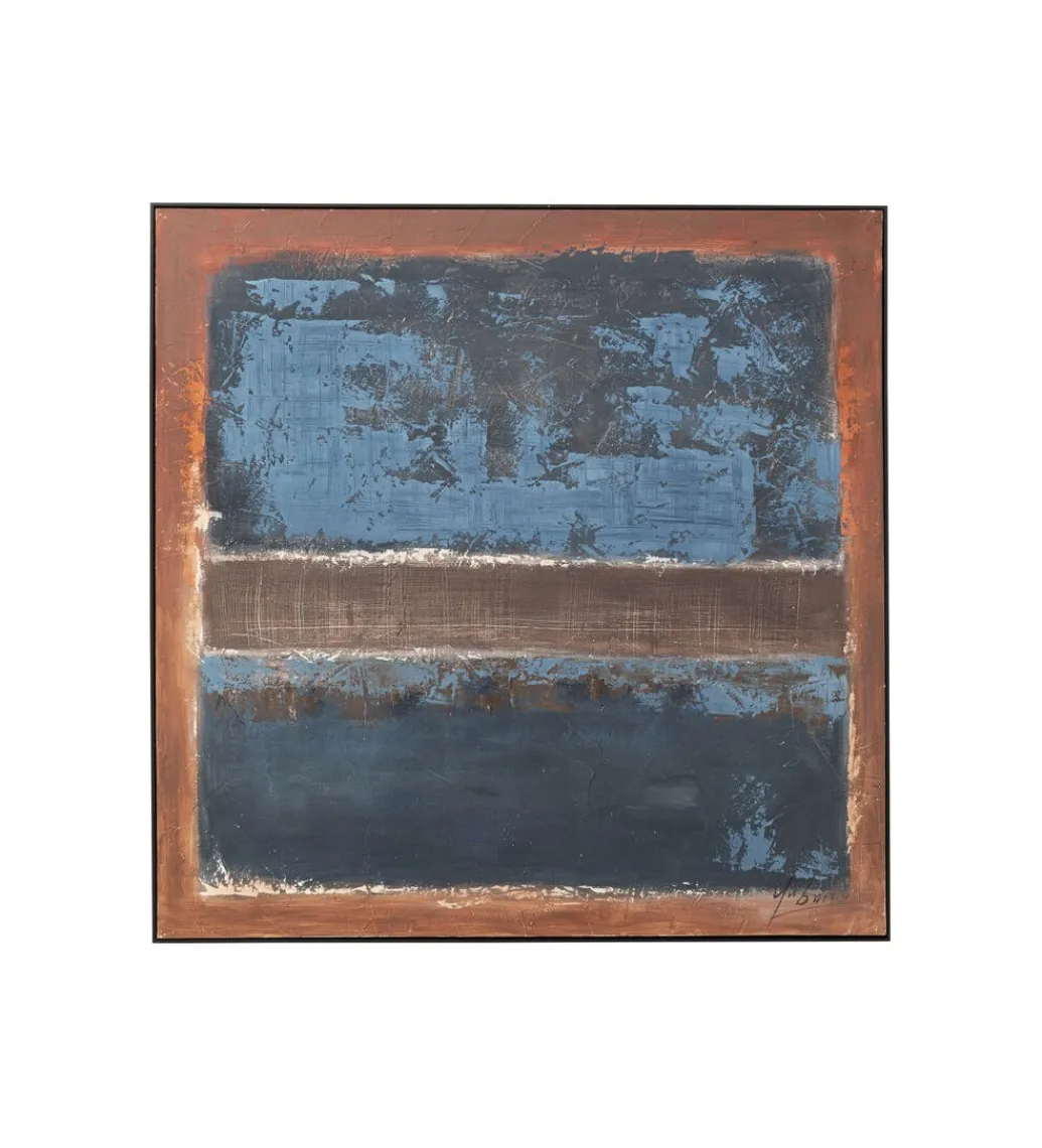 Obraz Silence Blue 120 cm x 120 cm*KDesign Hot